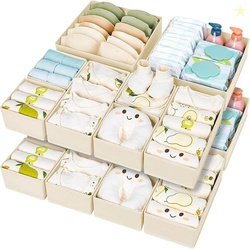 DIMJ Drawer Organizer Clothes 15 Pack