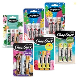 ChapStick Fan Favorites Multi-Pack Flavored Lip Balm Tubes Fan Favs - 