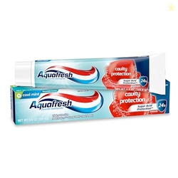 Aquafresh Cavity Protection Fluoride Toothpaste for Healthy Gums, Stro