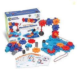 Learning Resources STEM Explorers Machine Makers - 60 Pieces, Ages 5+,
