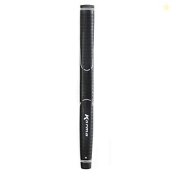 Karma Velour Standard Pistol Putter Grip, Black Rubber