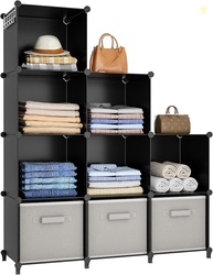 HOMIDEC Closet Organizers and Storage, 9 Cube