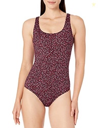 Amazon Essentials Women's One-Piece Scoop Neck Coverage Swimsuit (Avai