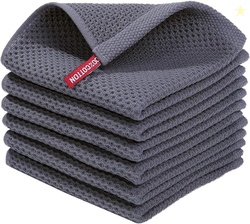 Homaxy 100% Cotton Waffle Weave Kitchen Dish Cloths AD