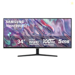 SAMSUNG 34" ViewFinity S50GC Series Ultra-WQHD Monitor, 100Hz, 5ms, HD