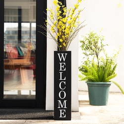 Collmar Weather Resistant Wood Garden Sign