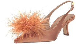 Sam Edelman Bianka Feather Pump Warm Blush Feather 6.5 Medium