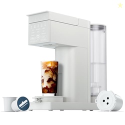 Chefman Caffeinator Single Serve Coffee Maker, Brew Kcups & Grounds, D