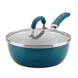 Rachael Ray Create Delicious Nonstick Saute/All Purpose Pan with Lid, 