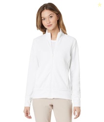 adidas Standard Women's Ultimate365 Textured Jacket, White Medium