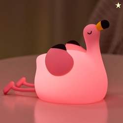 Pink Flamingo Night Light for Kids