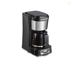 Hamilton Beach 5 Cup Drip Coffee Maker with Easy FrontFill Basket, Com