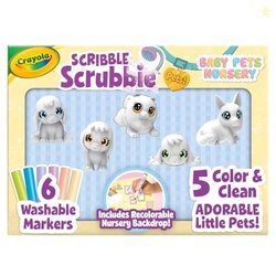 Crayola Scribble Scrubbie Baby Pets Nursery, Baby Animal Toys for Todd