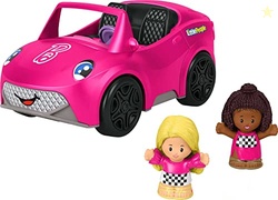 Fisher-Price Little People Barbie Toddler Toy Car Convertible with Mus