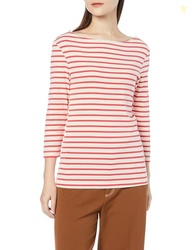 Amazon Essentials Women's Slim-Fit 3/4 Sleeve Boat Neck Cotton Modal M