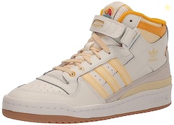 Adidas Originals Mens Forum Mid Cloud White/Crew Yellow/Gum 6.5