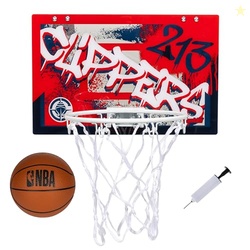 Franklin Sports NBA LA Clippers Over the Door Basketball Hoop - Kids I