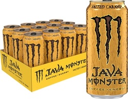 Monster Energy Java Monster Salted Caramel, Coffee + Energy Drink, 15 