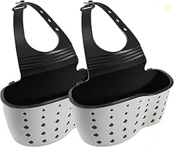 Kitchen Sink Caddy Sponge Holder (2 pcs Beige)