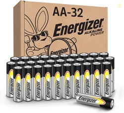 Energizer AA Batteries Alkaline Power, 32 Count