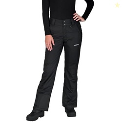 Arctix Women's Insulated Snow Pants, Black, 2X/27" Inseam