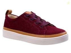 Spenco Women's Malibu Lace Wool, Burgundy, 8.5 Wide