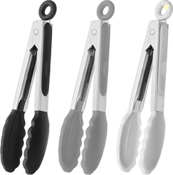 Tongs 7-Inch Mini Serving Tongs, Set of 3
