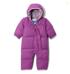 Columbia Youth Snuggly Bunny II Bunting, Razzle/Shale Purple Peaked To