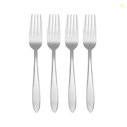 Oneida Mooncrest Dinner Forks, Set of 4 B336004A, Silver, Set of 4, Di