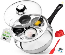NutriChef Egg Poacher Pan Set
