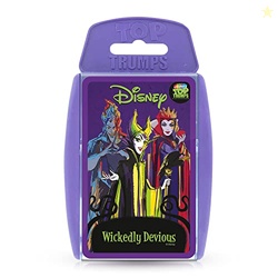 Top Trumps Disney's Wickedly Devious Classic Card Game, Play with Male