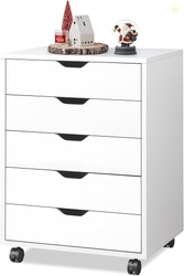DEVAISE 5-Drawer Filing Cabinet Under Desk