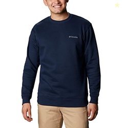 Columbia Men's Hart Mountain Ii Crew Sweatshirt Collegiate Navy