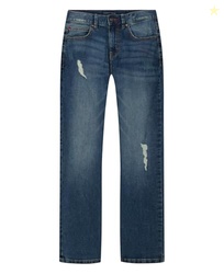 Tommy Hilfiger Boys' 5-Pocket Stretch Slim Straight Leg Denim Jean, Zi