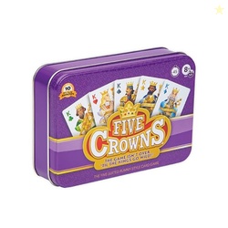 Five Crowns Collectible Tin  Card Game for Kids and Adults, Family Gam