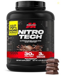 Muscletech Whey Protein Powder (Milk Chocolate, 4 Pound) - Nitro-Tech 