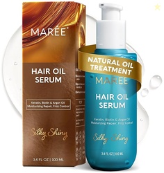 MAREE Hair Oil for Frizzy Hair with Argan Oil