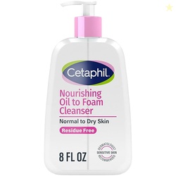 Cetaphil Nourishing Oil to Foam Facial Cleanser for Normal to Dry Skin