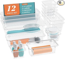 12 PCS Drawer Organizer Set