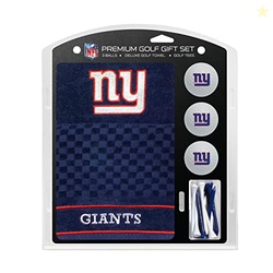 Team Golf NFL New York Giants Gift Set: Embroidered Golf Towel, 3 Golf