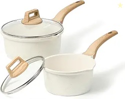 CAROTE 1.5Qt & 3.0Qt Sauce Pan Sets