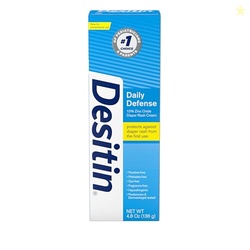 Desitin Daily Defense Baby Diaper Rash Cream with Zinc Oxide to Treat,