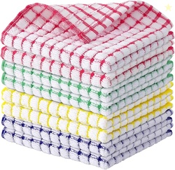 8 Pack Terry Kitchen Dish Cloths AD