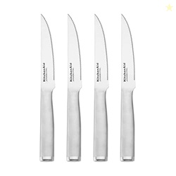 KitchenAid Gourmet Forged Steak Knife Set, High-Carbon Japanese Stainl