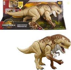 Mattel Jurassic World Rebirth Distortus Rex Rumble N Rampage Dinosaur 