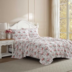 Laura Ashley - Full Sheet Set, Buttery-Soft Bed Sheets with a Naturall