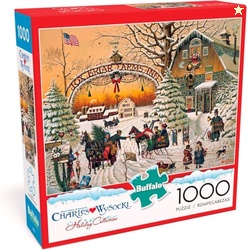 Buffalo Games  A Christmas Greeting - Charles Wysocki - 1000 Piece Hol