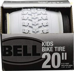 Bell Kids Bike Tire, 20" x 1.75-2.25", White