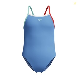 Speedo Girl's Swimsuit One Piece Thin Straps