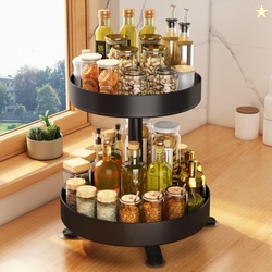 2 Tier Rotating Spice Rack
